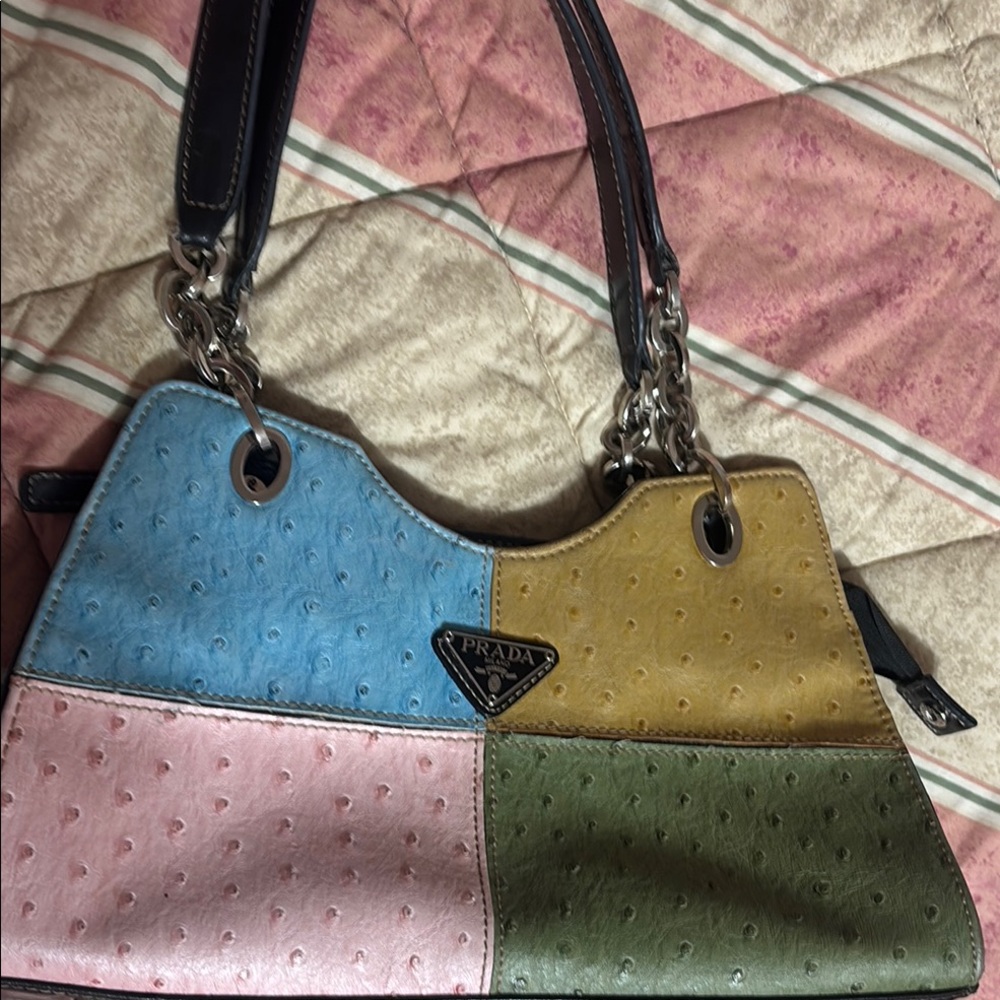 Prada Multicolor Patchwork Women's Bag